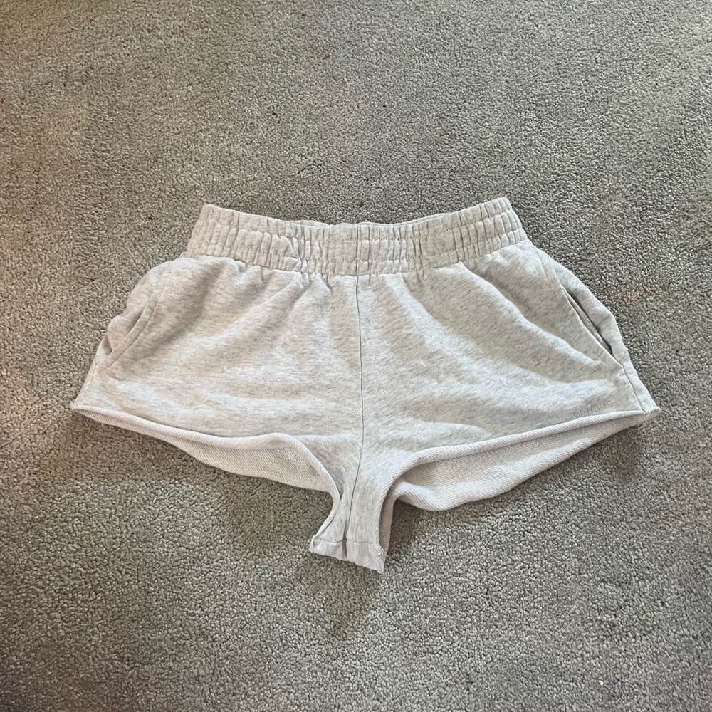 Women's Gray Casual Shorts